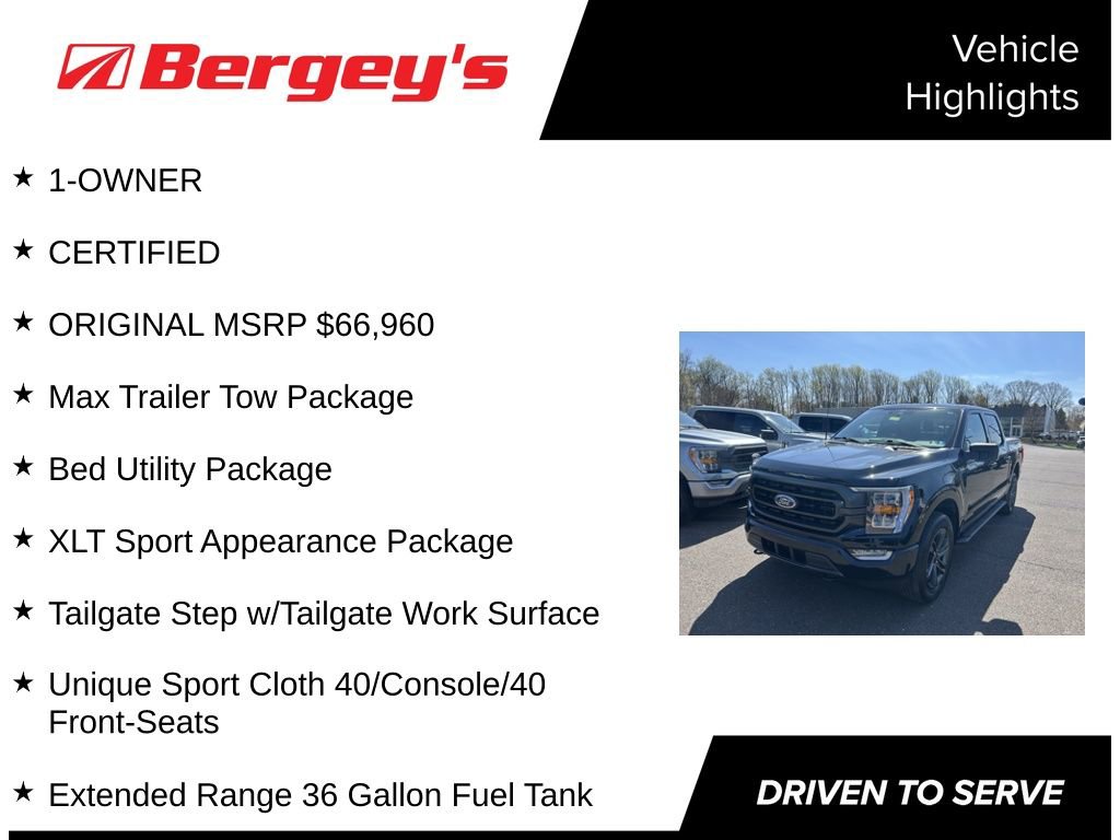 Certified 2023 Ford F150 XLT w/ Equipment Group 302A High image 5
