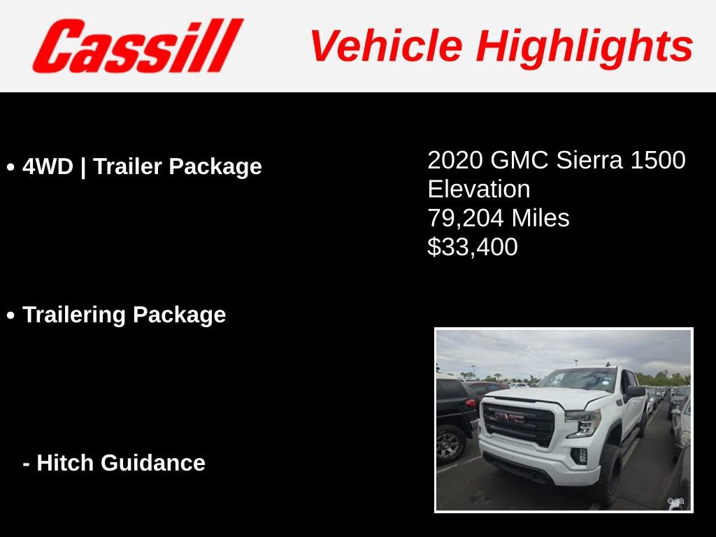 Used 2020 GMC Sierra 1500 Elevation w/ Elevation Value Package AWD/4WD image 7