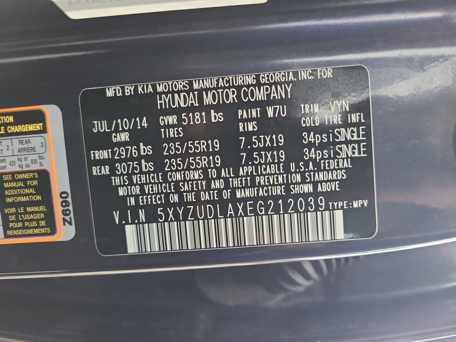 Used 2014 Hyundai Santa Fe Sport 2.0T w/ Navigation Package 06 AWD/4WD image 25