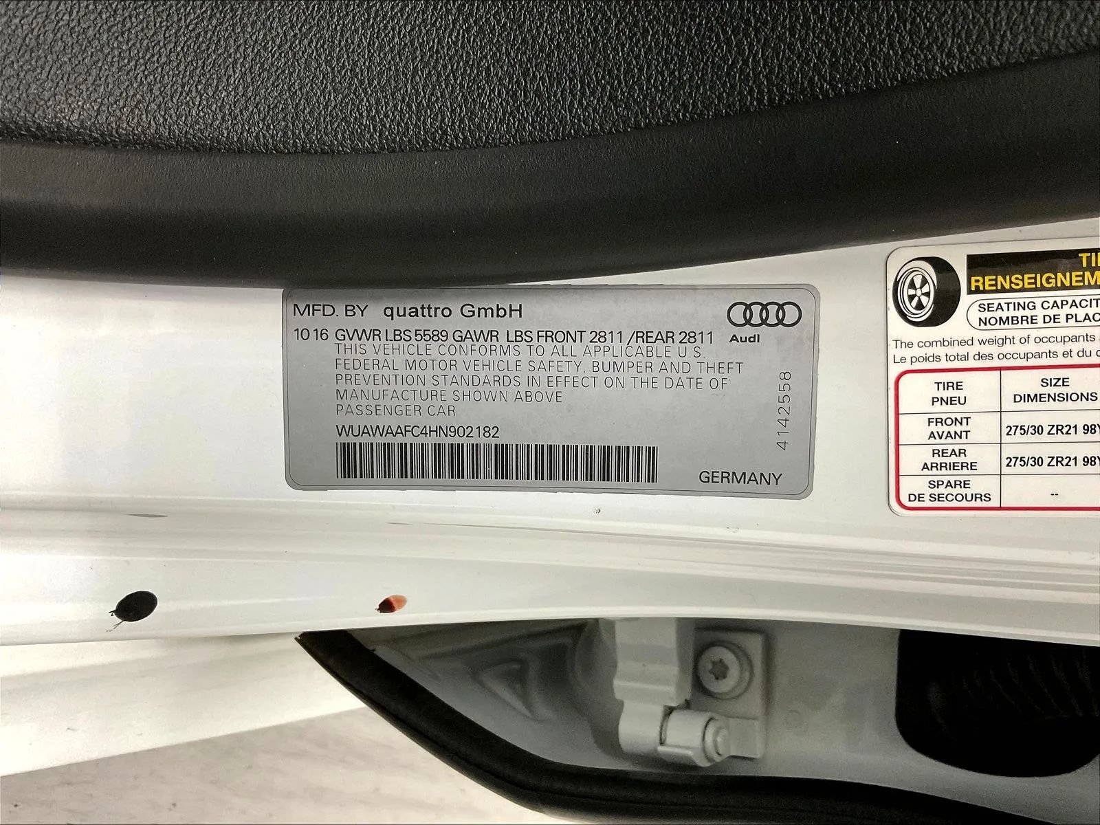 Used 2017 Audi RS 7 Prestige AWD/4WD image 30