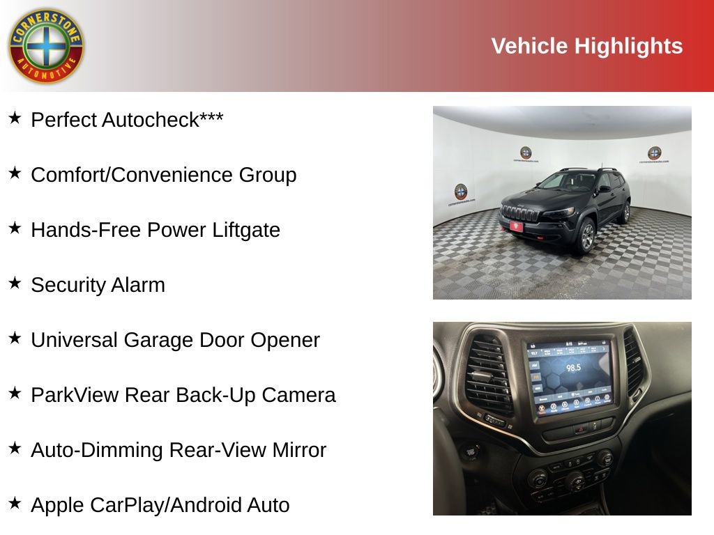 Used 2022 Jeep Cherokee Trailhawk w/ Comfort/Convenience Group AWD/4WD image 2