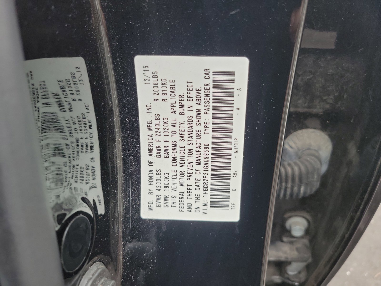 Used 2016 Honda Accord LX image 32