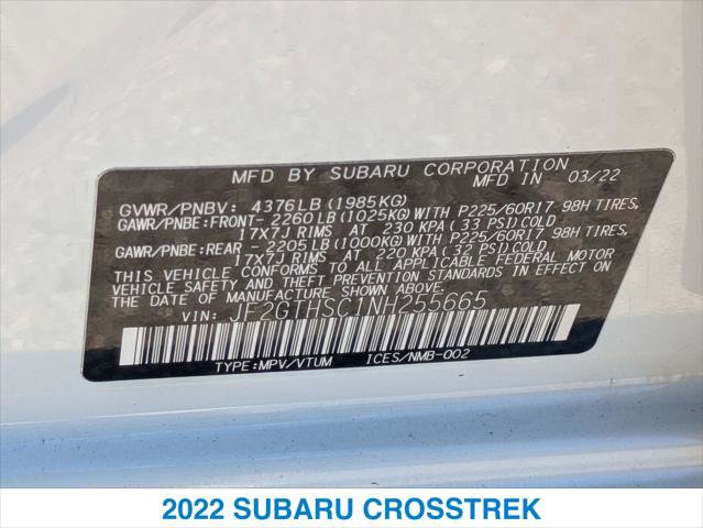 Used 2022 Subaru Crosstrek 2.5i Sport w/ Moonroof Package image 26