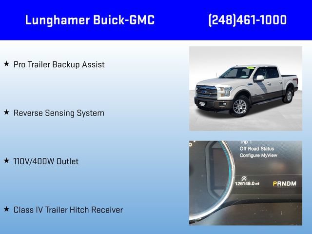 Used 2017 Ford F150 Lariat w/ Equipment Group 501A Mid AWD/4WD image 30
