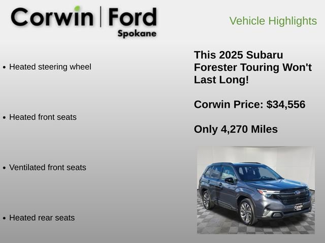 Used 2025 Subaru Forester Touring w/ Popular Package - Touring AWD/4WD image 12
