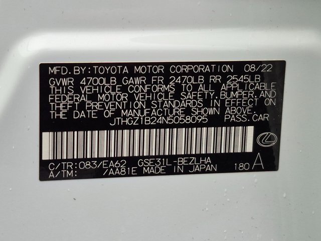 Used 2022 Lexus IS 350 F Sport image 27