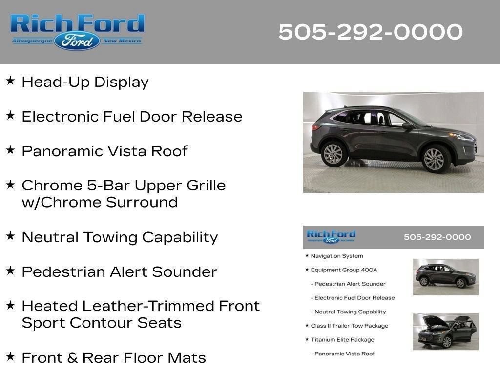 Used 2021 Ford Escape Titanium w/ Titanium Elite Package AWD/4WD image 66