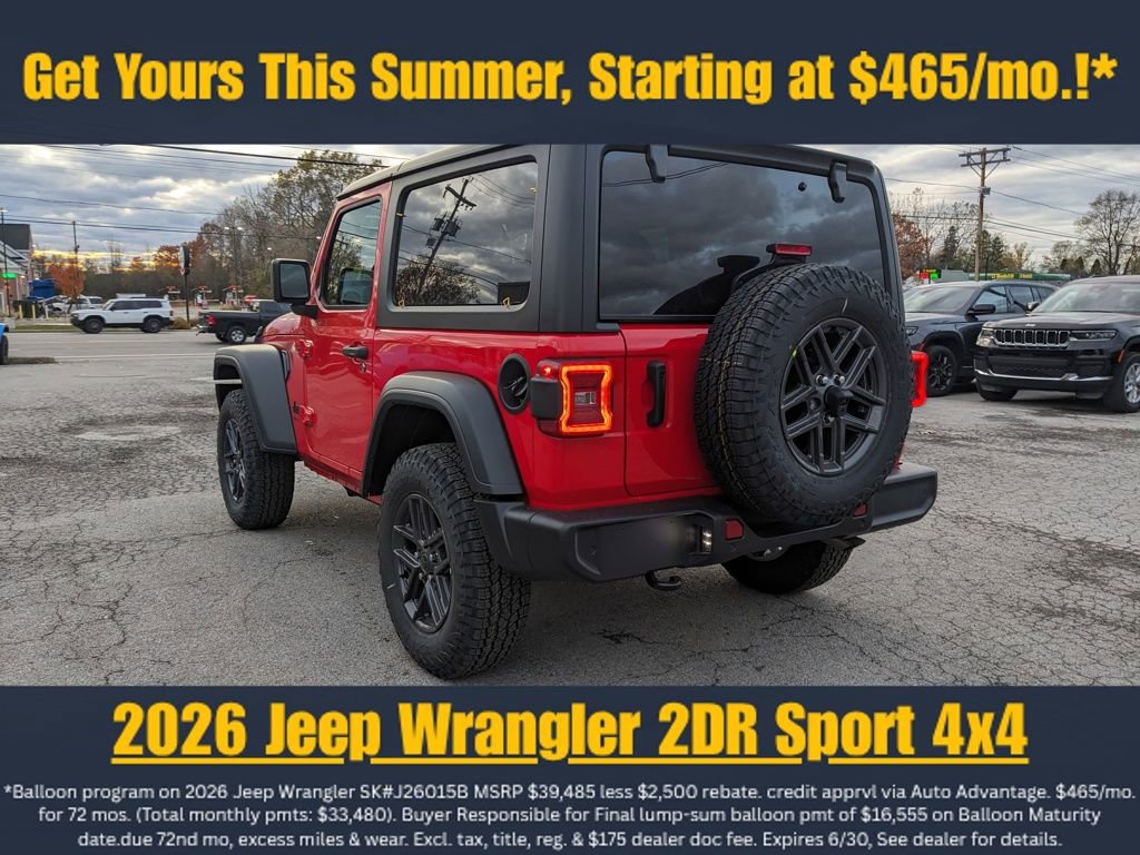New 2026 Jeep Wrangler Sport AWD/4WD image 5