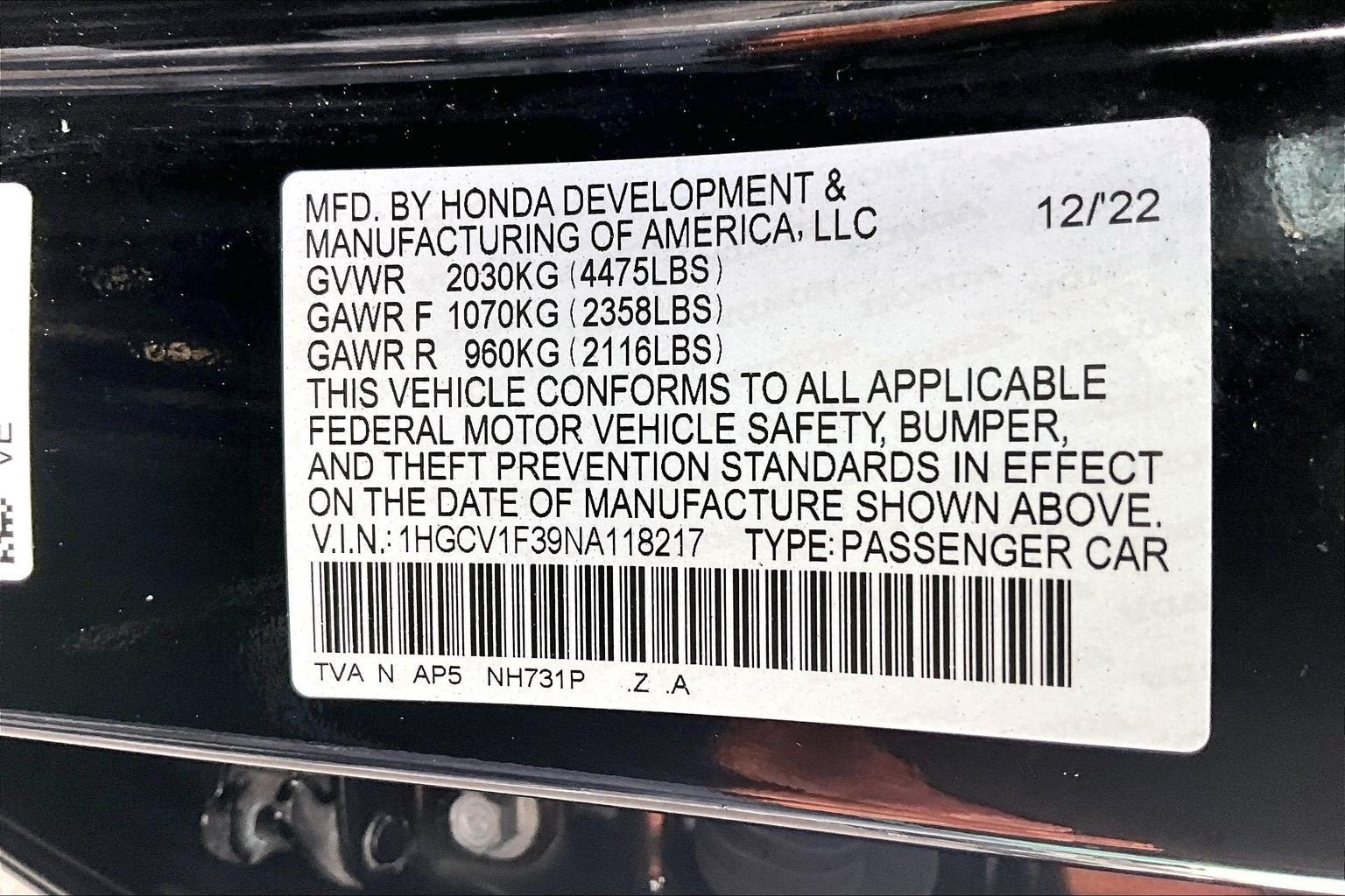 Used 2022 Honda Accord Sport image 29
