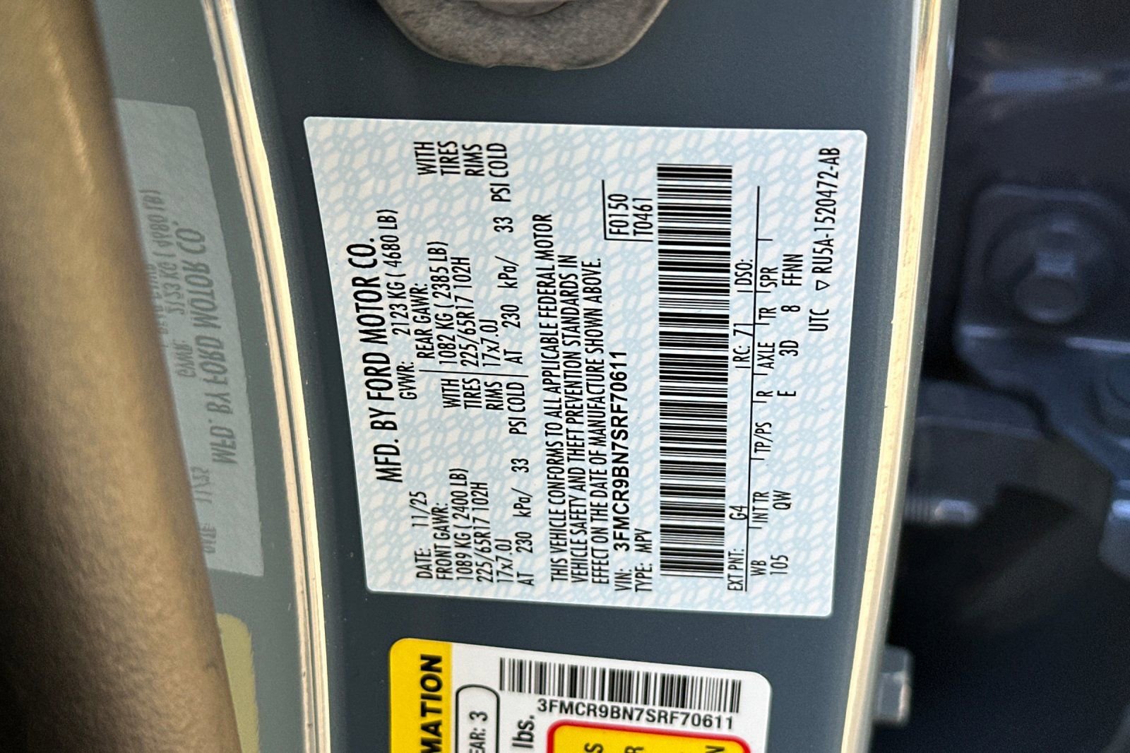 New 2025 Ford Bronco Sport Big Bend w/ Convenience Package image 28