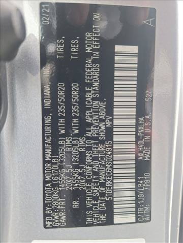 Certified 2021 Toyota Sienna Platinum FWD image 23