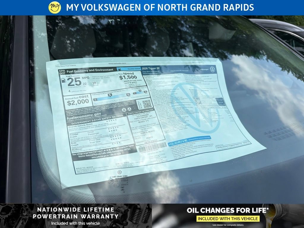 New 2026 Volkswagen Tiguan SE AWD/4WD image 23
