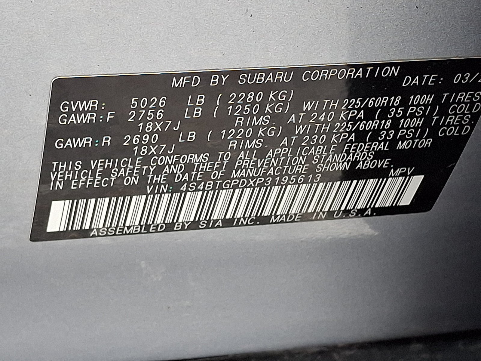 Used 2023 Subaru Outback Touring XT AWD/4WD image 27