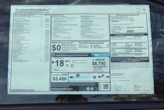 New 2026 BMW M4 Competition image 2