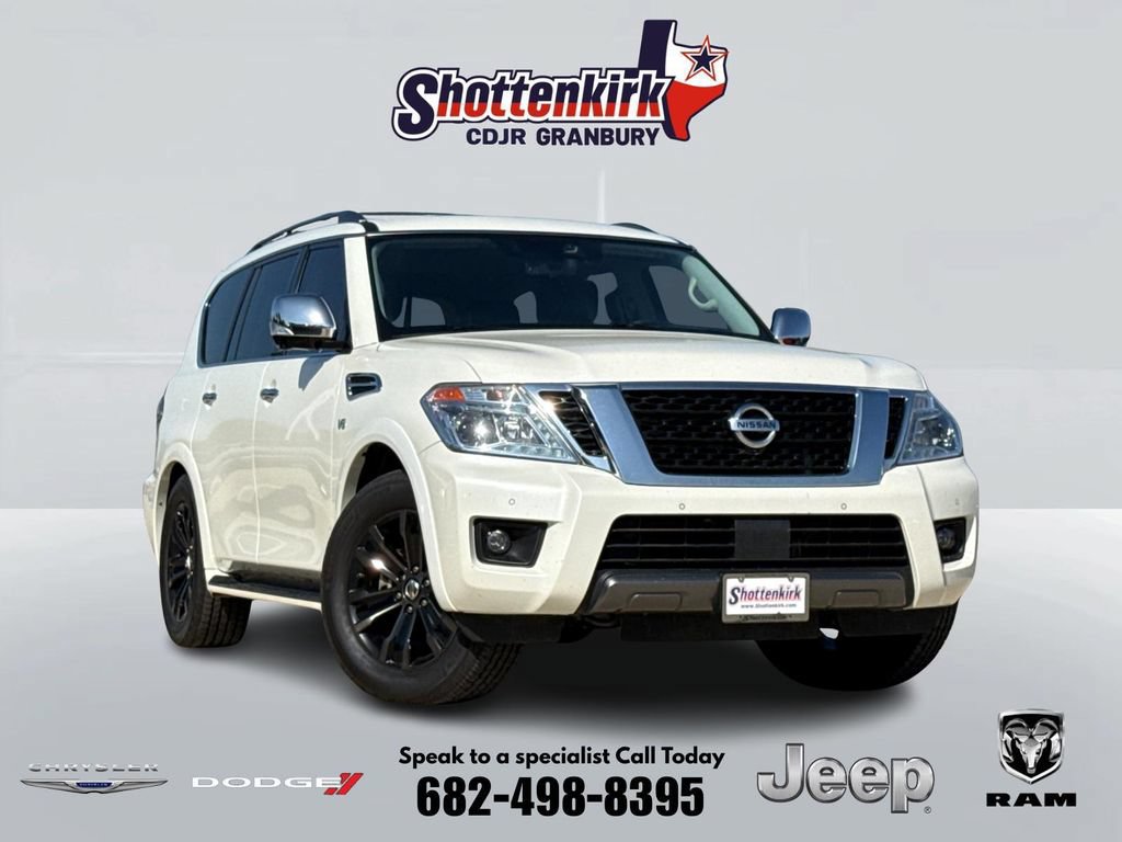 Used 2020 Nissan Armada Platinum w/ Captain's Chairs Package RWD image 1
