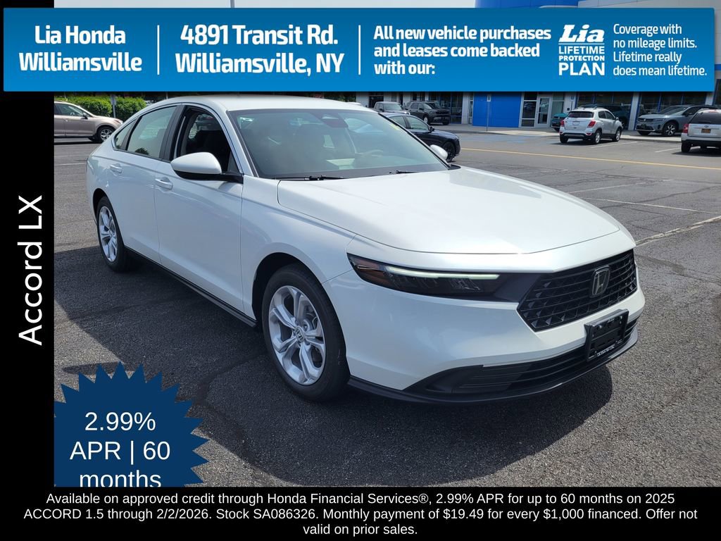 New 2025 Honda Accord LX
