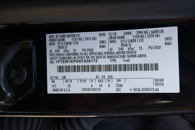 Used 2019 Ford F150 XL w/ Equipment Group 101A Mid AWD/4WD image 28