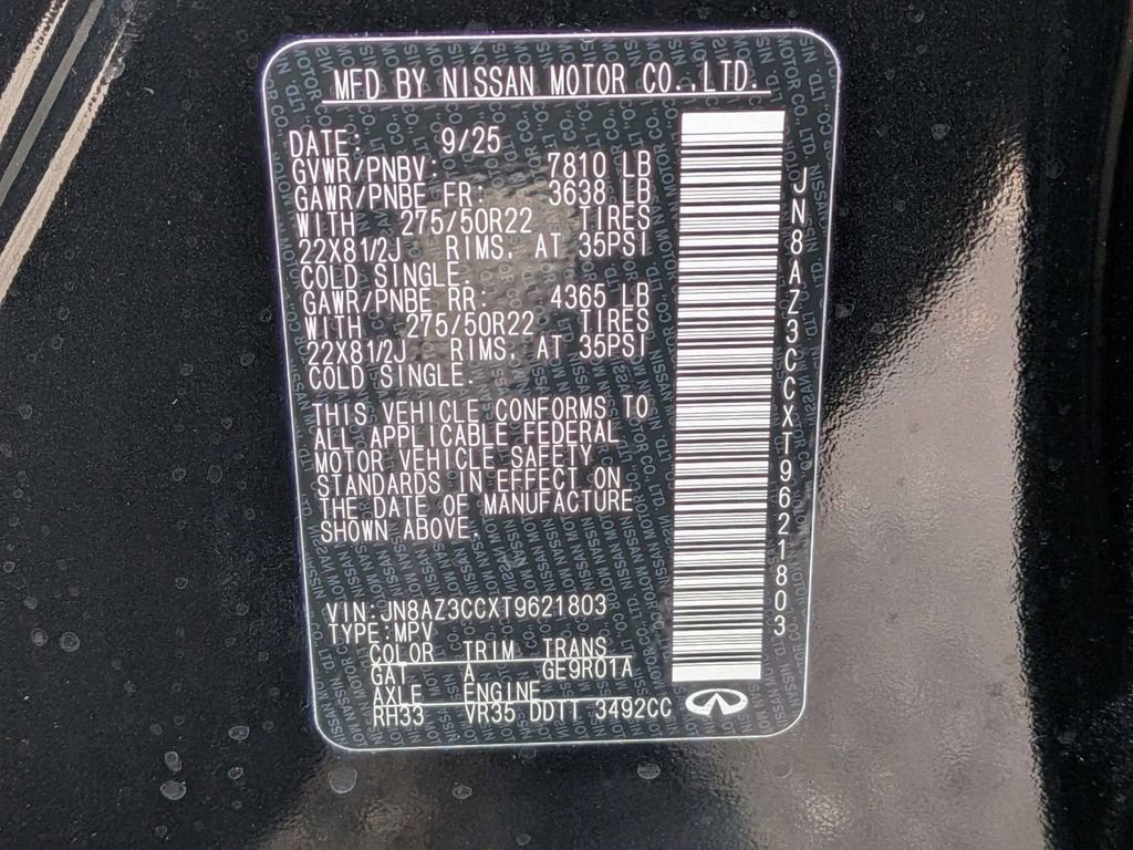 New 2026 INFINITI QX80 Autograph w/ Premium Cargo Package image 35