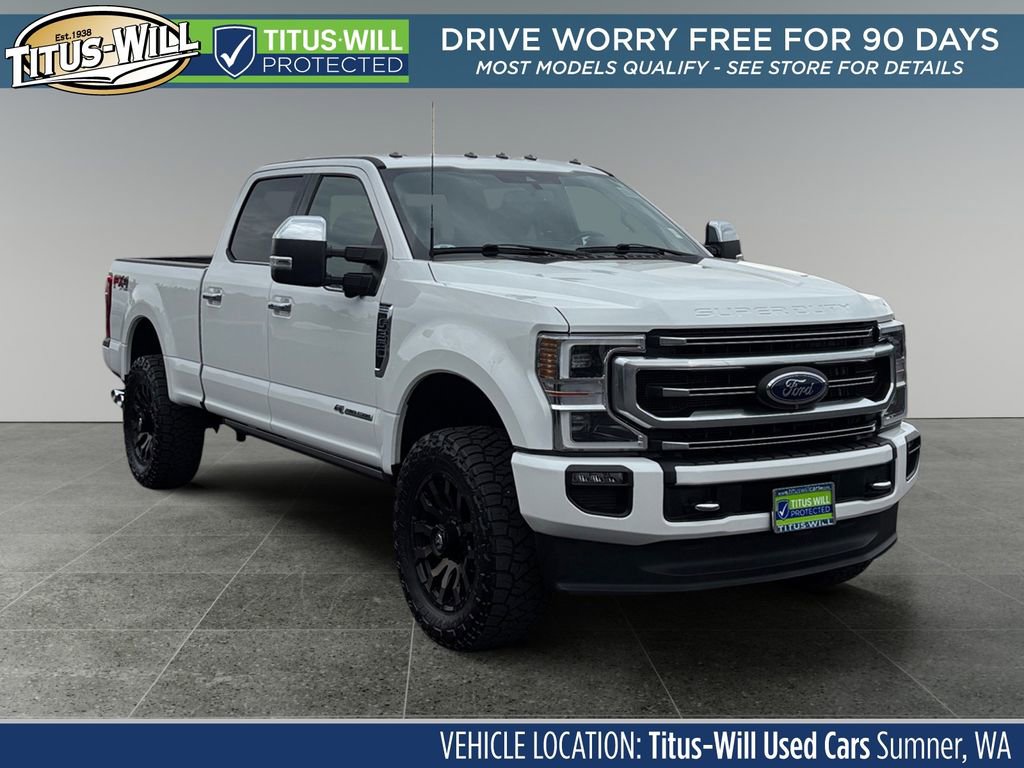 Used 2022 Ford F350 Platinum w/ FX4 Off-Road Package AWD/4WD image 1