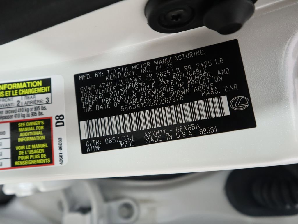 Certified 2025 Lexus ES 300h w/ Premium Package image 35