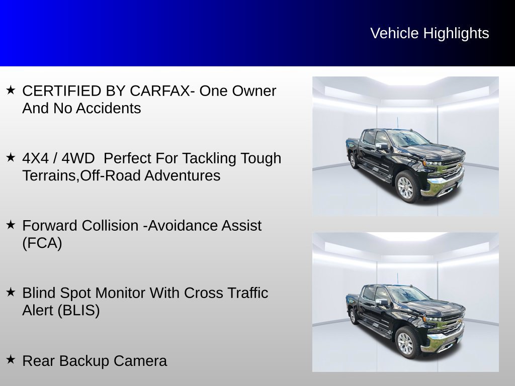 Used 2019 Chevrolet Silverado 1500 LTZ w/ LTZ Plus Package AWD/4WD image 4