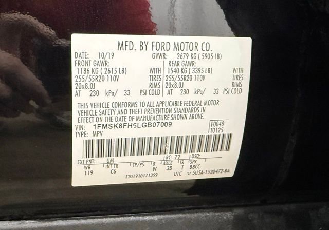 Used 2020 Ford Explorer Limited AWD/4WD image 29