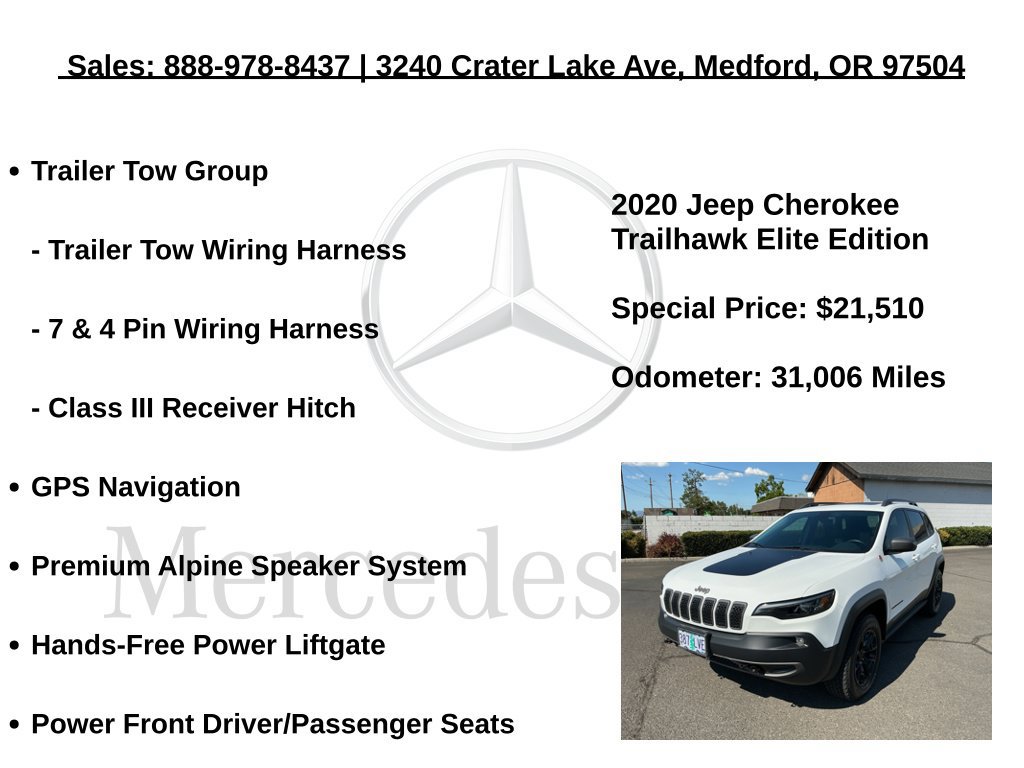 Used 2020 Jeep Cherokee Trailhawk AWD/4WD image 18