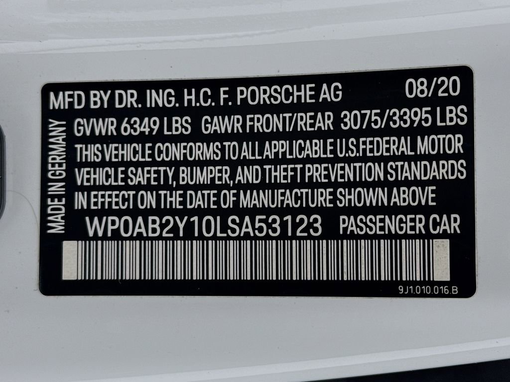 Certified 2020 Porsche Taycan 4S AWD/4WD image 35