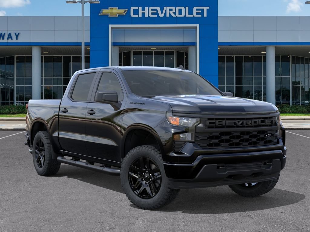 New 2026 Chevrolet Silverado 1500 Custom w/ Turbomax Blackout Package RWD image 7