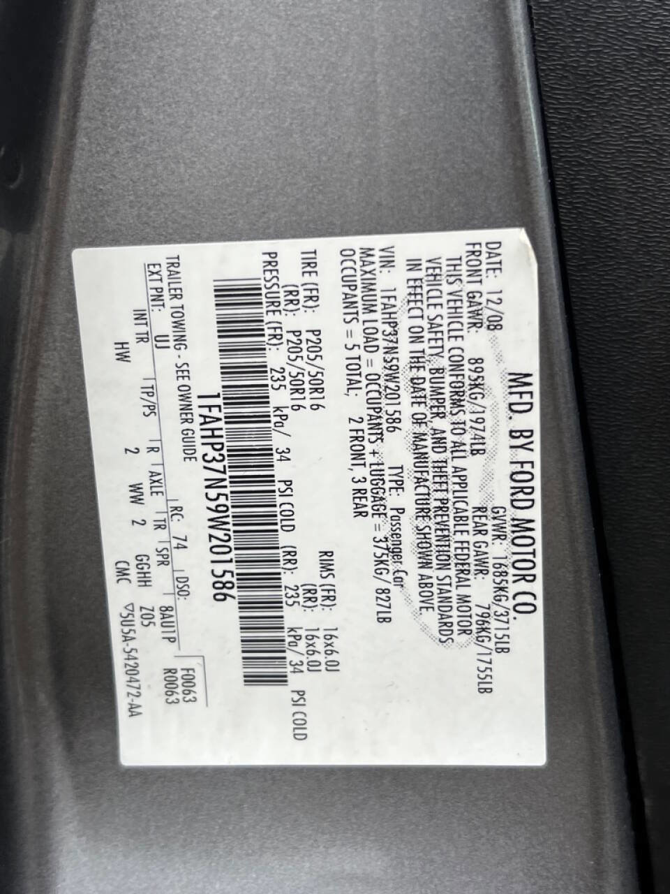 Used 2009 Ford Focus SEL FWD image 17