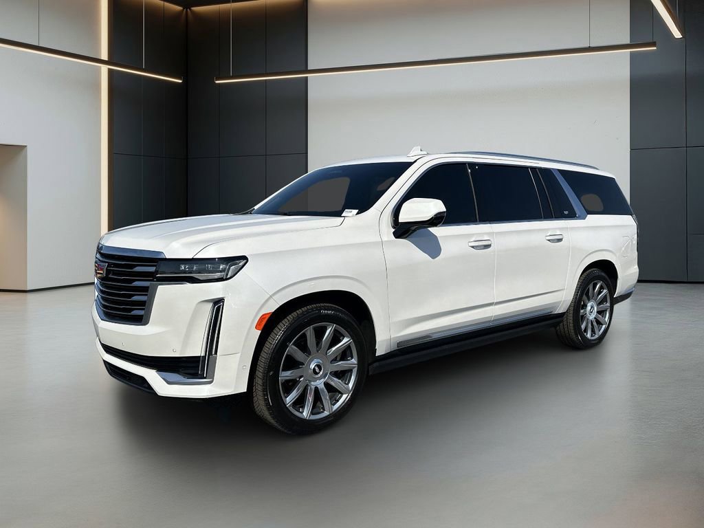 Used 2021 Cadillac Escalade ESV Premium Luxury Platinum w/ Heavy-Duty Trailer Package image 1