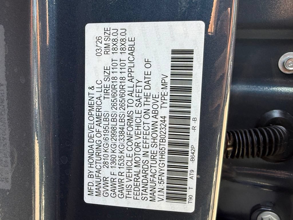 Certified 2026 Honda Pilot TrailSport image 33