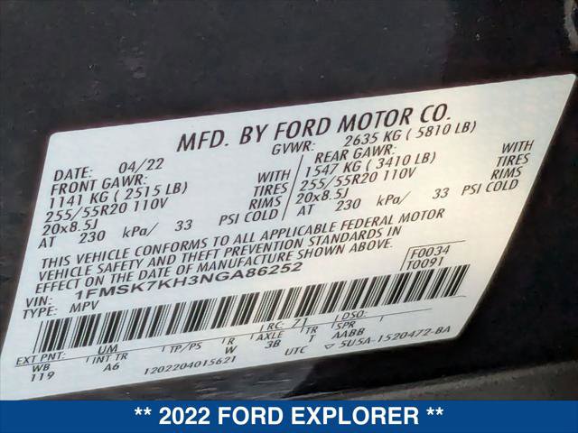 Used 2022 Ford Explorer ST-Line image 22