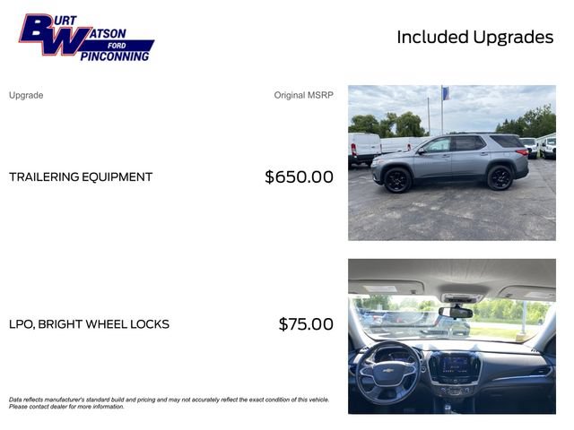 Used 2020 Chevrolet Traverse LT AWD/4WD image 3