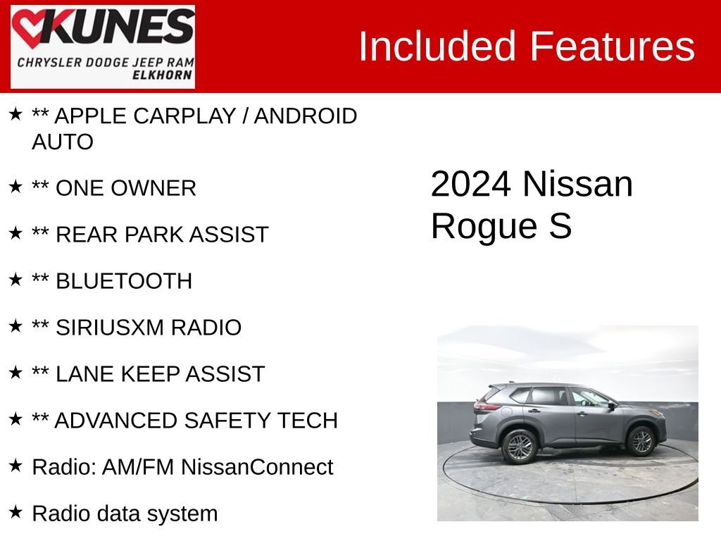 Used 2024 Nissan Rogue S image 2