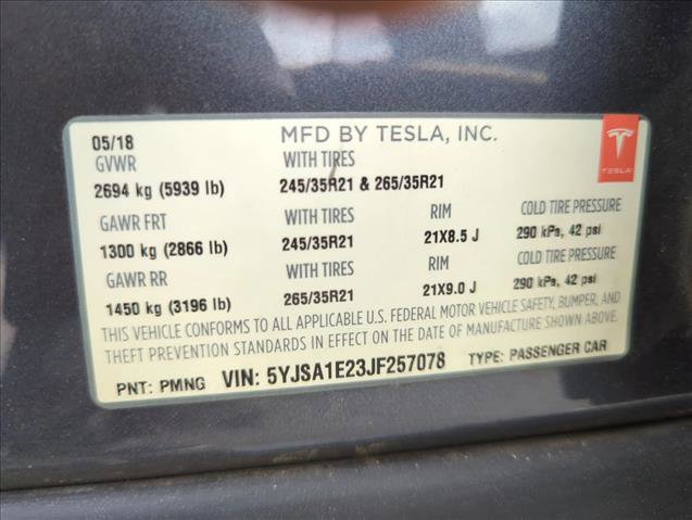 Used 2018 Tesla Model S 75D AWD/4WD image 29