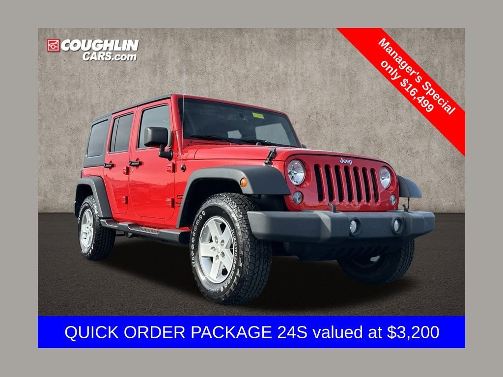 Used 2015 Jeep Wrangler Unlimited Sport w/ Quick Order Package 24S image 1