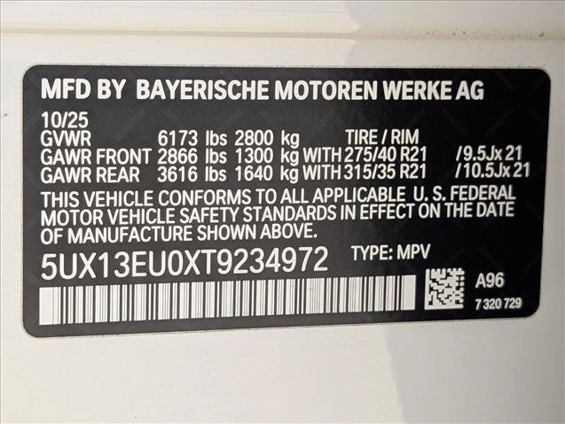Certified 2026 BMW X5 sDrive40i w/ Parking Assistance Package RWD image 27
