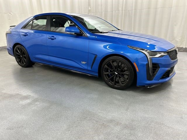 Certified 2024 Cadillac CT4 V Blackwing w/ LPO, Blue Accent Package RWD image 1