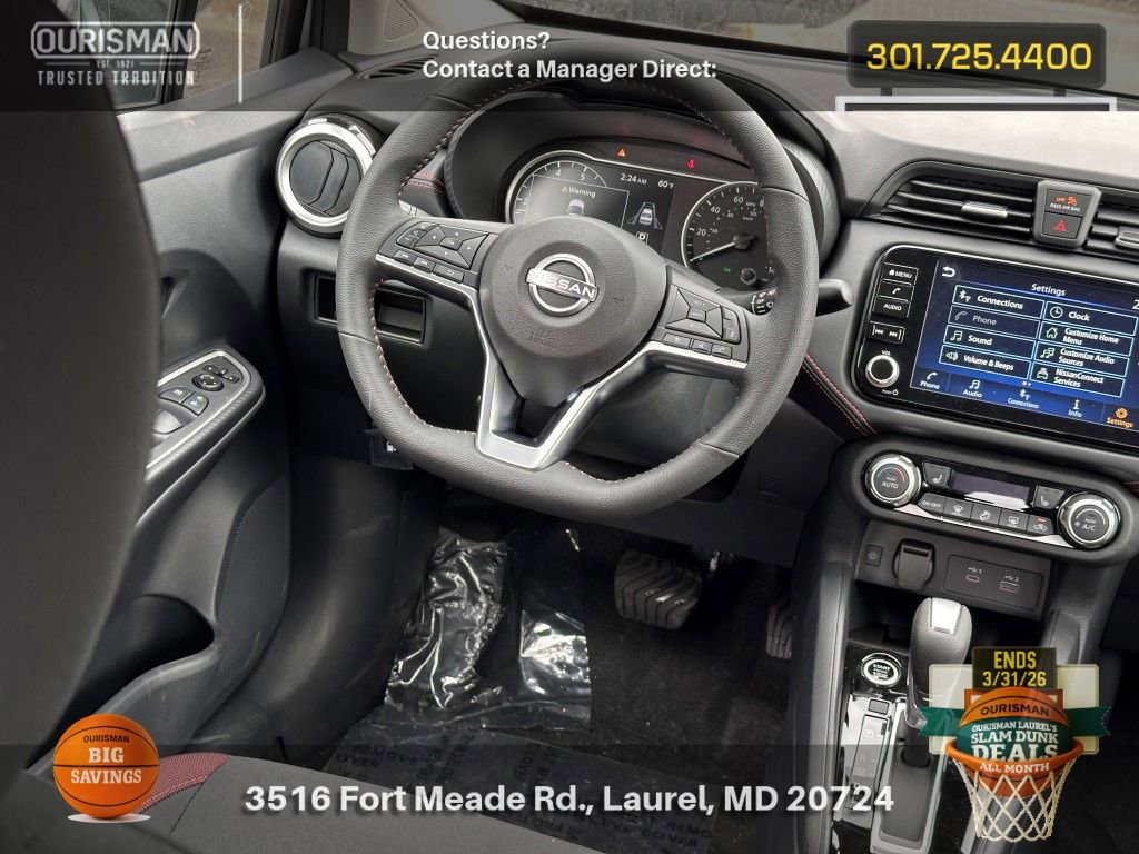 New 2025 Nissan Versa SR w/ Trunk Package image 16