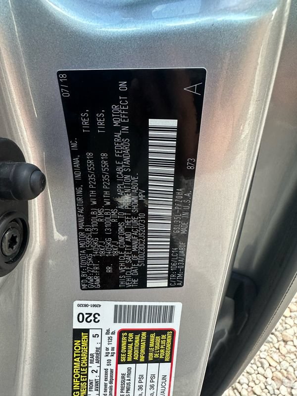 Used 2018 Toyota Sienna XLE w/ XLE Navigation Package AWD/4WD image 48