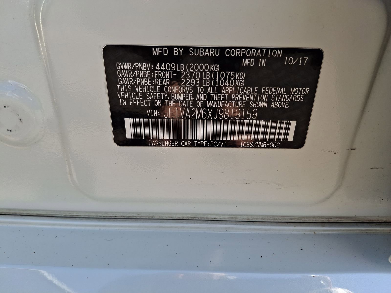 Used 2018 Subaru WRX STI w/ Popular Package #1 image 34