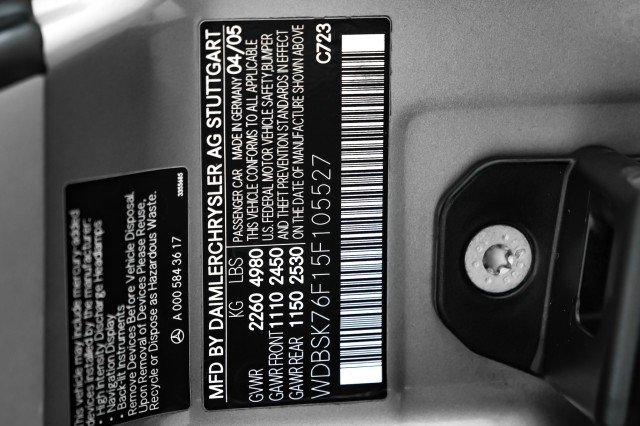 Used 2005 Mercedes-Benz SL 600 V12 AUTOMATIC NAVIGATION LEATH image 44