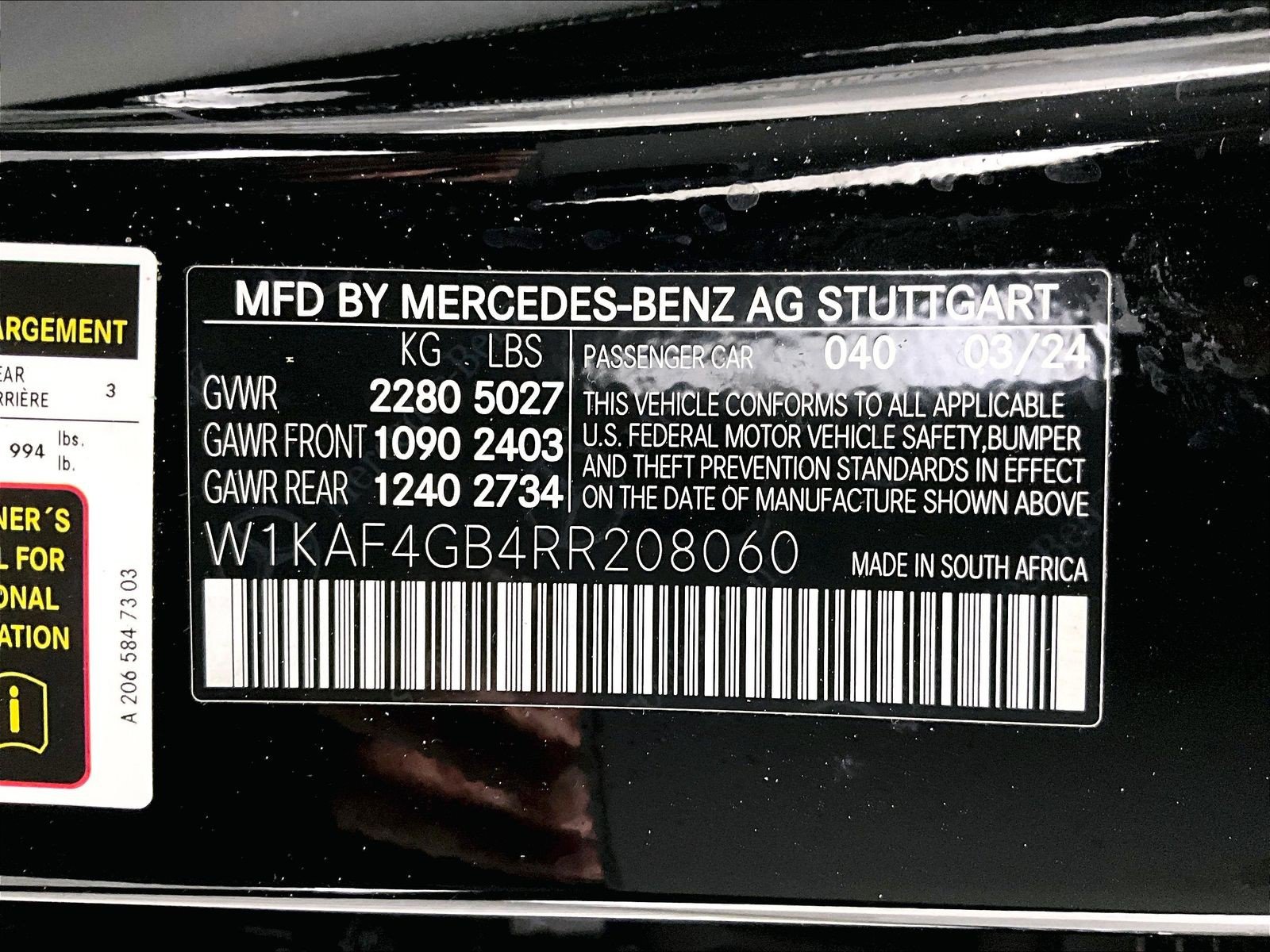Certified 2024 Mercedes-Benz C 300 Sedan image 33