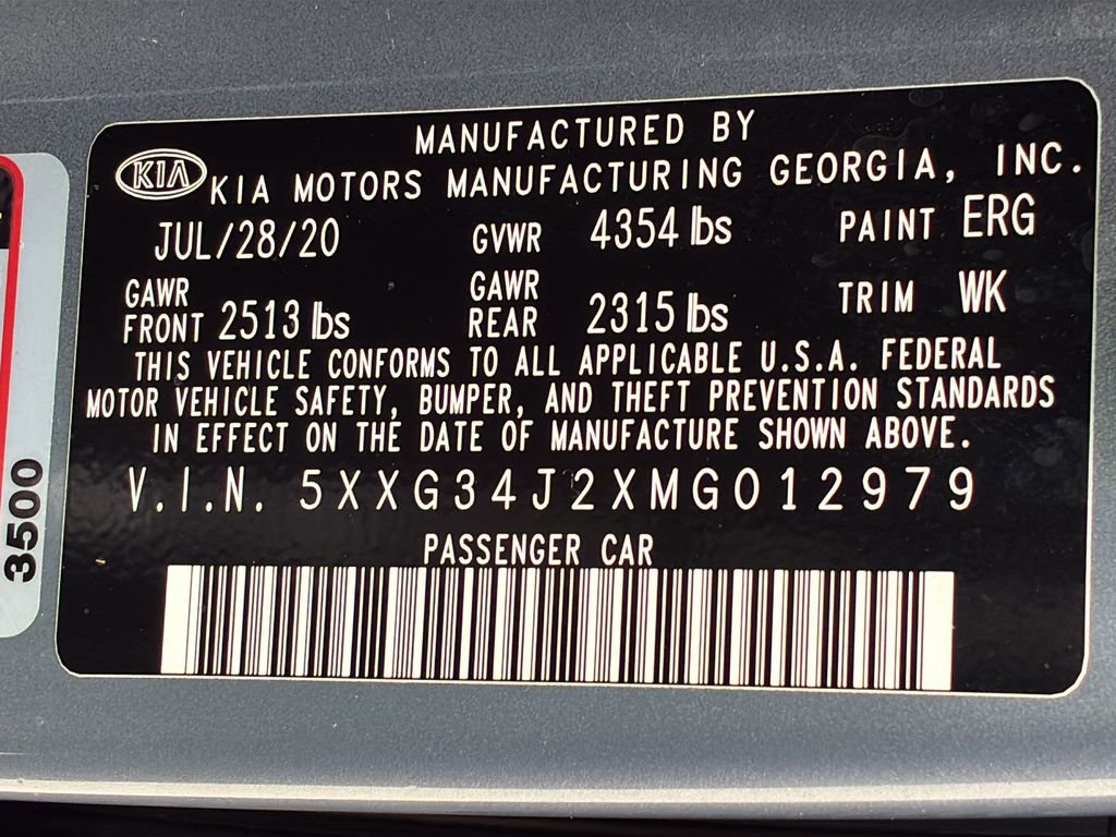 Used 2021 Kia K5 EX FWD image 30