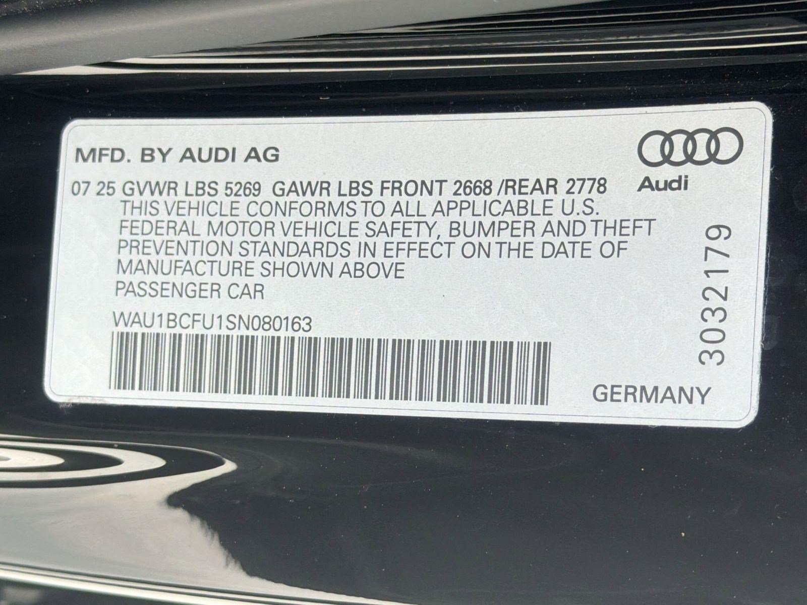 Used 2025 Audi A5 2.0T Premium w/ Convenience Package AWD/4WD image 19
