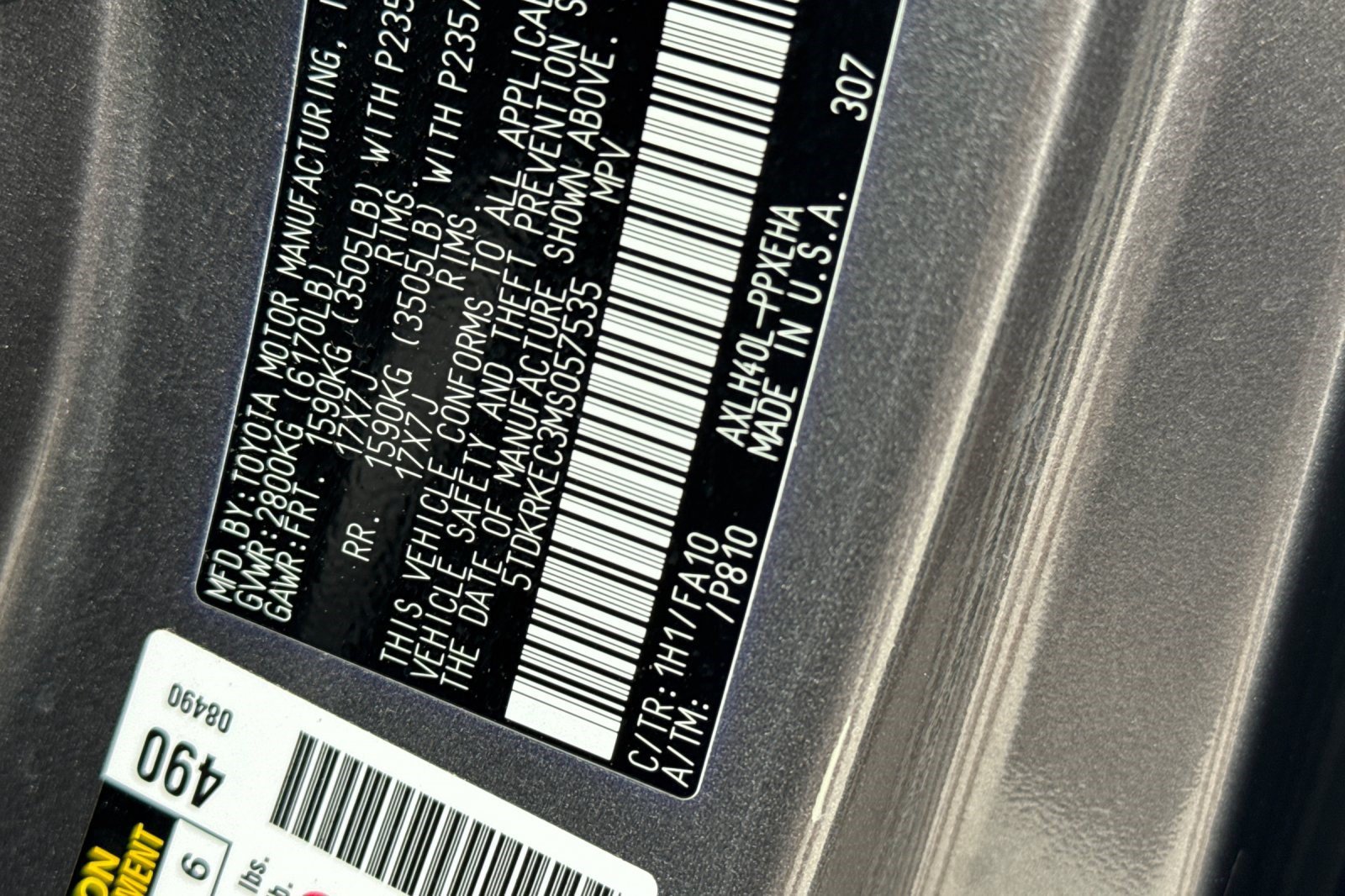 Certified 2021 Toyota Sienna LE FWD image 29