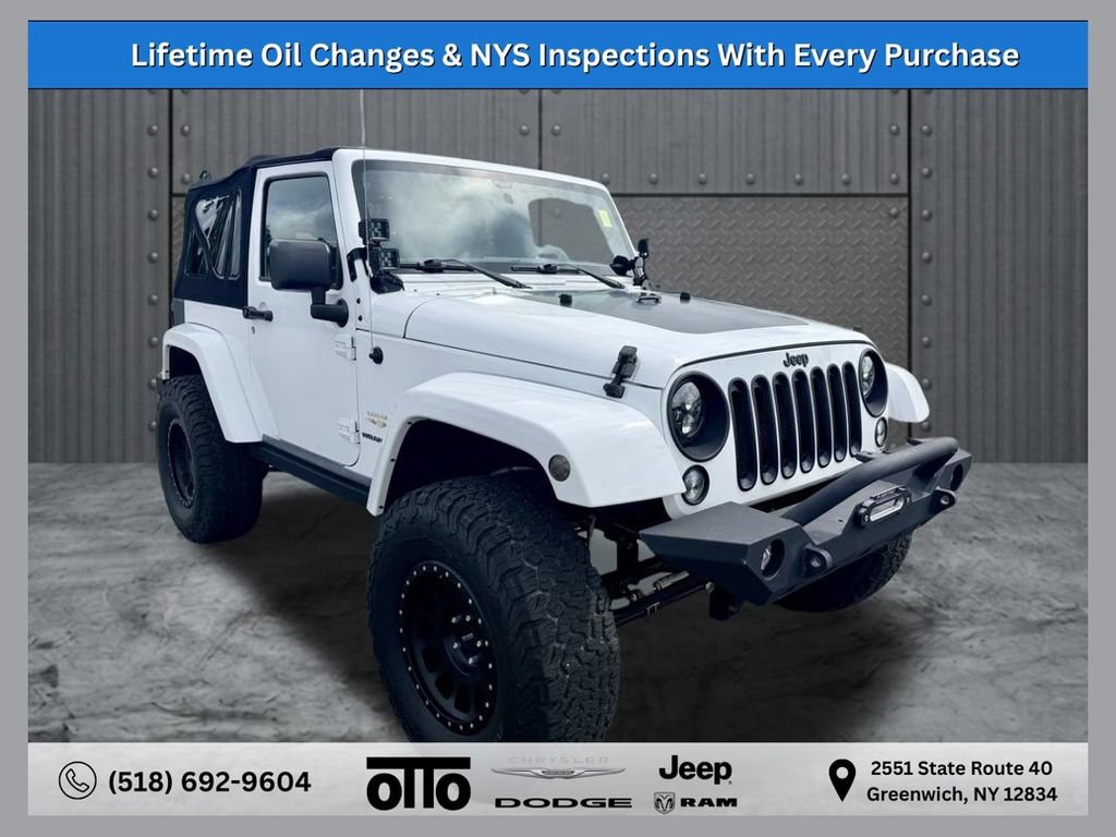 Used 2015 Jeep Wrangler Sahara w/ Connectivity Group AWD/4WD image 1