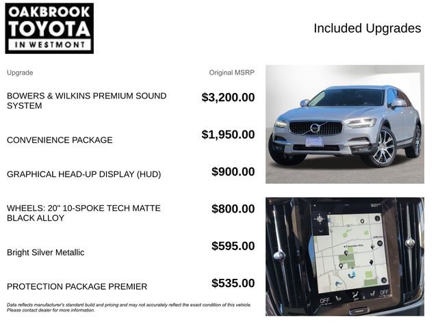 Used 2018 Volvo V90 T6 Cross Country w/ Convenience Package AWD/4WD image 4