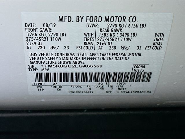 Certified 2020 Ford Explorer ST w/ ST High-Performance Pack image 25